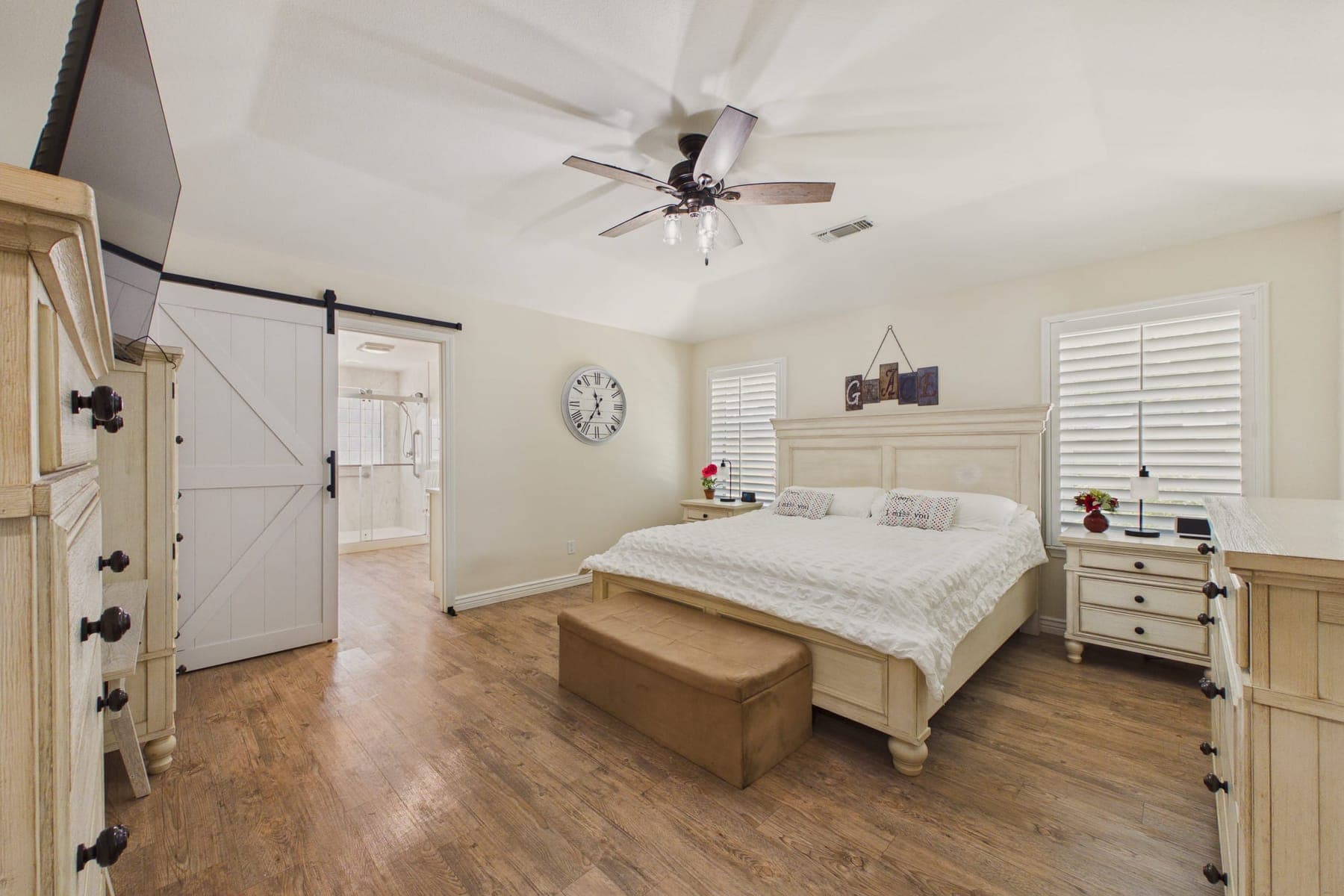 A further view of the first bedroom.